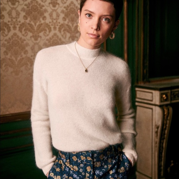 NWT Sézane Octavia sweater in Ecru XS - Picture 2 of 4